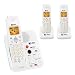 AT&T DECT 6.0 White/Grey Digital 3-Handset Answering System (EL52309)