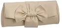 Jane Shilton Womens Crystal Bow Detail Foldover Clutch With Chain Handle