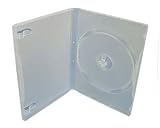 Produkt-Bild: 100 Stk. 1-Pack DVD H&uuml;lle Classic-Size f&uuml;r 1 CD/DVD, transparent / Standard-R&uuml;ckenbreite: 14mm