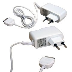 Handy Ladegeraet fuer Apple iPhone (white) 230V, Ladeger�t, Netzteil, Reiselader