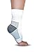AprilTex Ankle Compression Foot Sleeve ★ Buy 1 Sleeve & Get the 2nd for 40% ★ Great Support for daily use, sport activities & Pain Relief ★ Sold as One Sleeve ★ Free Guide to Healthy Legs ★ (White,M)