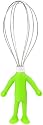 Fiesta Head Chefs Silicone Whisk, Green