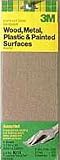3M 9019NA Aluminum Oxide Sandpaper, 3-2/3 in x 9 in, Assorted-Grit, 6-Sheet