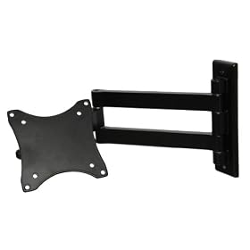 Designer Habitat Basics - Cantilever LCD Monitor TV Arm Bracket Wall Mount with Swivel and Tilt - Fits most 13" - 23" LCD Flat Screen