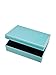 Large Glass Jewelry Box Color: Turquoise Blue