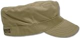EQUAL VISION RECORDS - Embroidered Tan Military Cap - SXE