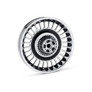 28 Spoke Wheel - Chrome Contrast, 16