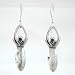 Sterling Silver Lunar Goddess Dangle Earrings, #9137