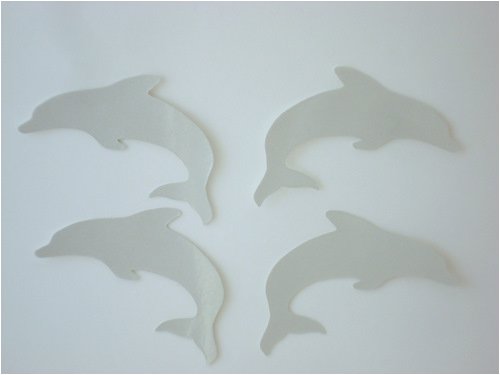 Fun Reflector Dolphin Reflective Wheelchair Sticker