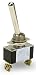 Momentary On Toggle Switch 25 Amps Lamp Load/35 Amps Inductive Load Long Handle 1.5 in. Incl. On/Off Faceplate