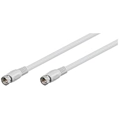 Wentronic BKF 030 SAT Anschluss Kabel (F-Stecker auf F-Stecker) 0,3m wei�