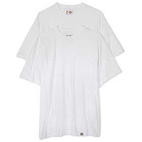 Buy Dickies Mens 2-Pack Short Sleeve Pocket T-Shirts, White, Extra Large by Dickies