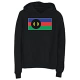 Hoodie Womens Black  Netherlands Antilles Flag  Countries