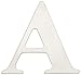 Kids Line White Wooden Letter, A