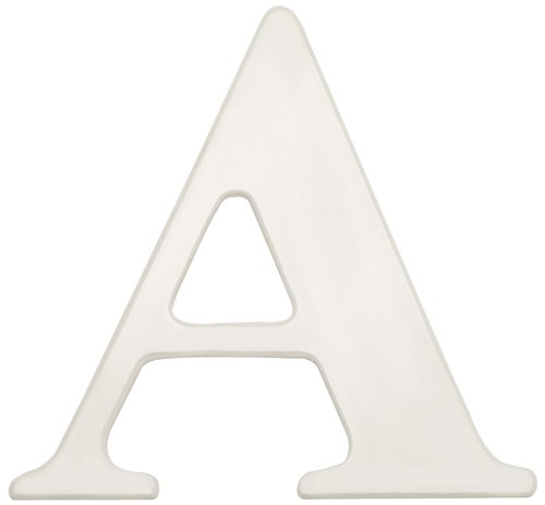 Kids Line White Wooden Letter, A