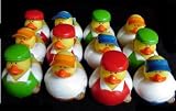 One Dozen (12) Golf Golfer Golfing Rubber Ducky Ducks Duckie