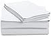 Amazon Brand – Pinzon 500-Thread-Count Pima Cotton Sateen Bed Sheet Set - Full, White