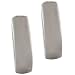 Sterling Silver Polished Rectangle Earrings