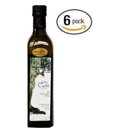 Extra Virgin Olive Oil, 100% Certified Organic, Monocultivar Nocellara (Pack of 6)