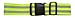 LW Reflective Belt Sash Band Elastic Safety Running Jogging Walking Biking Cycling High Visibility (Yellow)