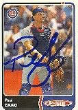 Paul Bako, Chicago Cubs Autographed Card