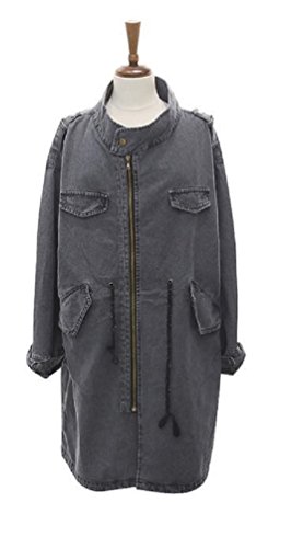 レディース  ミリタリー ロング ジャケット　オリジナルBAGセット#1079