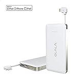 OLALA AppleMFi認証済みモバイルバッテリ- 内蔵ライトニングケーブル充電器超コンパクトiPhone 7/ 7Plus/iPhone/iPad/iPod/Androidなどに対応