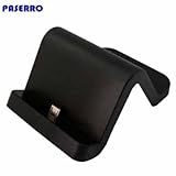 Paserro Dockingstation STYLE vertikal schwarz Universal Micro USB für HTC Bravo Desire Desire HD Gratia HD Mini HD2 HD7 Legend inkl. sumo
