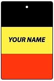 BELGIUM FLAG CUSTOM CAR AIR FRESHENER