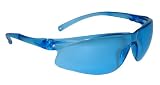  : AO Safety 11392 Virtua Sport Anti-Fog Safety Glasses, Blue Frame, Blue Lens