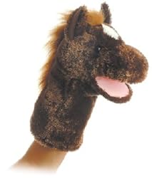 Lonestar Brown Horse Hand Puppet 12" by Aurora
