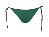 Shoshanna Swimwear Kelly-Green Bikini Bottom w/ Side Ties XL