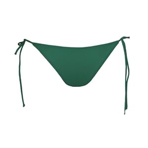 Buy Shoshanna Swimwear Kelly-Green Bikini Bottom w  Side Ties XL by Shoshanna