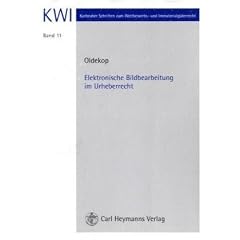 Elektronische Bildbearbeitung im Urheberrecht
