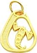 14K Yellow Gold Scorpio Charm