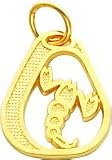 14K Yellow Gold Scorpio Charm