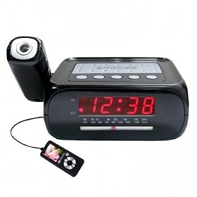Supersonic SC-371 Digital Projection Alarm Clock with AM/FM Radio