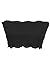 TL Women's 3 Piece or Single Floral Lace Strapless Bra, Seamless Tube Top Bandeau Bralettes with Stertchy Chest Wrap Black Small