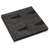Vaultz Media Binder Sleeves, 8 CD/Sleeve, 25 EA/PK, Black