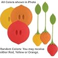 Trudeau Silicone Tea Infuser & Cup Lid Set (Random Colors)