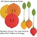 Trudeau Silicone Tea Infuser & Cup Lid Set (Random Colors)