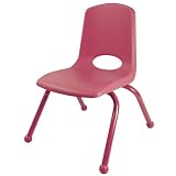 18 School Stack Chair - Chrome Legs - 4pk - Red ~ shopftw
