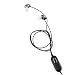 GTMax Black 3.5mm Metal Stereo Headset Handsfree Soft Gel Earbud with Microphone for Nokia 5130 XpressMusic / N97 / E63 / 5800 XpressMusic / N95 8GB image 2