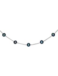 14K WG Peacock Cultured Pearl Necklace