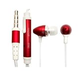 RedHandsfreeHands-FreeStereoHeadset/Headphones/Earphones/Earbudsw/MicforAppleiPhone3G3GS