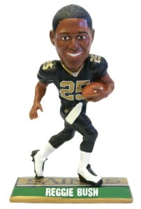 New Orleans Saints NFL Reggie Bush Forever Collectibles End Zone Edition Bobble Head