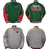 G-III Minnesota Wild Reversible Fleece Jacket - Minnesota Wild Large