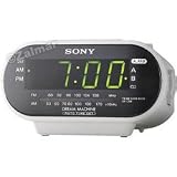 Sony Dream MachineTM AM FM Clock Radio in White Model ICF C318 White clock radio