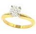 .81ct Round Brilliant 14TT Solitaire EGL Hi/vs1 5.90-5.86x3.65mm