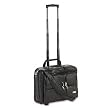 Rolling Leather Laptop Case For Up To 15.4" Laptop, Black